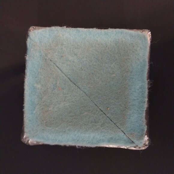 Beveled Glass And Pewter Square Diorama Gold Miner Cactus Crocodile Alligator - Picture 8 of 8